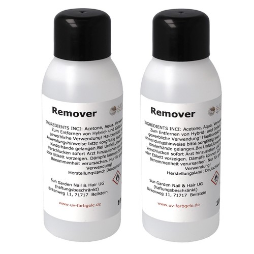 Soak off remover - 2x100ml,